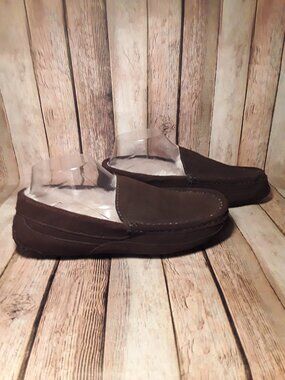 Florsheim Men's Brown Suede Slippers Size 9